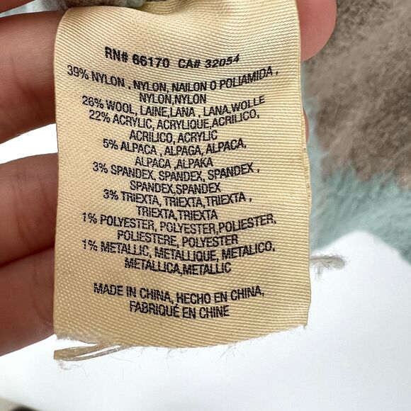 Anthropologie Sleeping on Snow Fair Isle Tunic Sweater Size S Knit Wool Blend - Picture 12 of 16